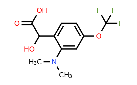 1806418-83-6 | 2-Dimethylamino-4-(trifluoromethoxy)mandelic acid