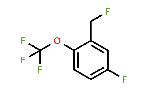 1806421-10-2 | 1-Fluoro-3-fluoromethyl-4-(trifluoromethoxy)benzene