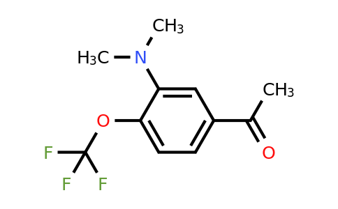1806426-39-0 | 3'-Dimethylamino-4'-(trifluoromethoxy)acetophenone