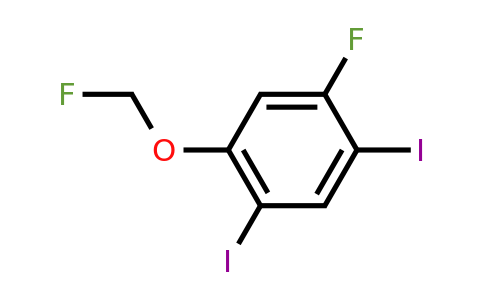 1806426-60-7 | 1,5-Diiodo-2-fluoro-4-(fluoromethoxy)benzene