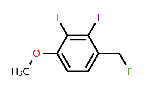 1806426-70-9 | 2,3-Diiodo-4-(fluoromethyl)anisole