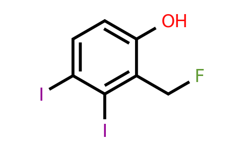 1806427-35-9 | 3,4-Diiodo-2-(fluoromethyl)phenol