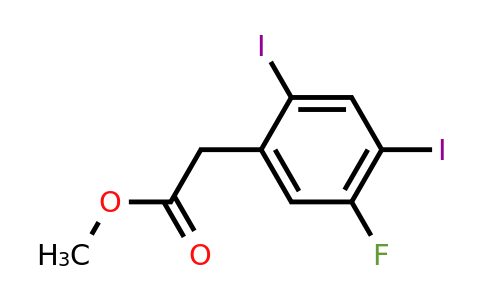 1806427-75-7 | Methyl 2,4-diiodo-5-fluorophenylacetate
