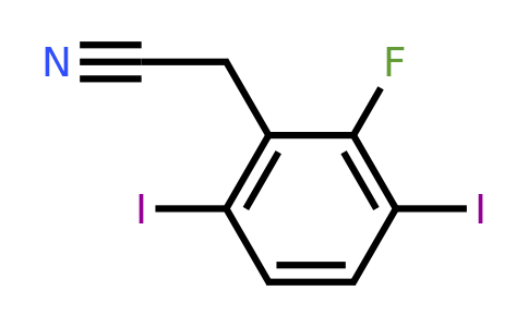 1806427-87-1 | 3,6-Diiodo-2-fluorophenylacetonitrile