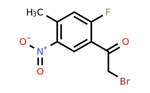 1806427-99-5 | 2'-Fluoro-4'-methyl-5'-nitrophenacyl bromide