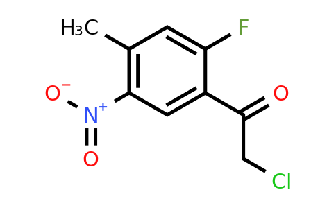 1806428-05-6 | 2'-Fluoro-4'-methyl-5'-nitrophenacyl chloride