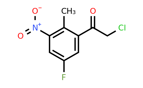1806428-10-3 | 5'-Fluoro-2'-methyl-3'-nitrophenacyl chloride
