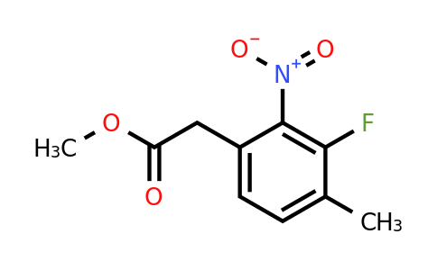 1806428-50-1 | Methyl 3-fluoro-4-methyl-2-nitrophenylacetate