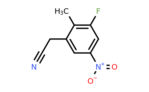 1806428-68-1 | 3-Fluoro-2-methyl-5-nitrophenylacetonitrile