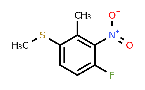 1806428-86-3 | 4-Fluoro-2-methyl-3-nitrothioanisole