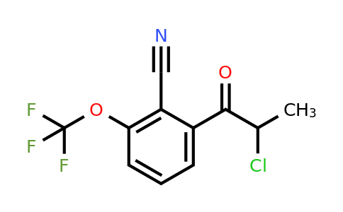 1806429-19-5 | 2-(2-Chloropropanoyl)-6-(trifluoromethoxy)benzonitrile
