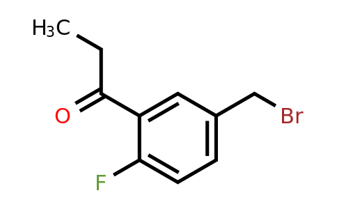 1806429-42-4 | 1-(5-(Bromomethyl)-2-fluorophenyl)propan-1-one