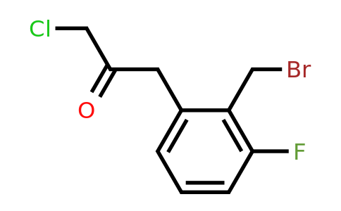1806429-64-0 | 1-(2-(Bromomethyl)-3-fluorophenyl)-3-chloropropan-2-one