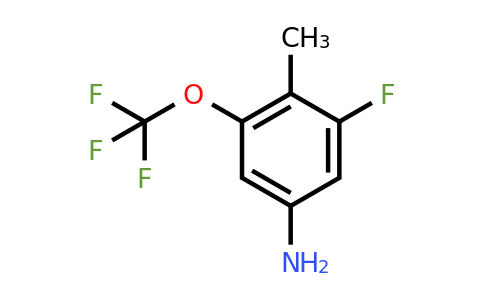 1806430-43-2 | 3-Fluoro-4-methyl-5-(trifluoromethoxy)aniline