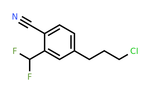 1806431-20-8 | 4-(3-Chloropropyl)-2-(difluoromethyl)benzonitrile