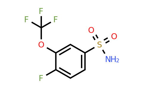 1806431-50-4 | 4-Fluoro-3-(trifluoromethoxy)benzenesulfonamide