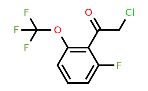 1806431-63-9 | 2'-Fluoro-6'-(trifluoromethoxy)phenacyl chloride