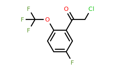 1806431-66-2 | 5'-Fluoro-2'-(trifluoromethoxy)phenacyl chloride