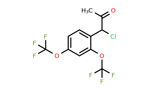 1806432-86-9 | 1-(2,4-Bis(trifluoromethoxy)phenyl)-1-chloropropan-2-one