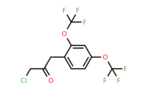 1806432-87-0 | 1-(2,4-Bis(trifluoromethoxy)phenyl)-3-chloropropan-2-one