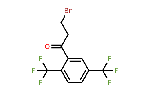 1806432-97-2 | 1-(2,5-Bis(trifluoromethyl)phenyl)-3-bromopropan-1-one