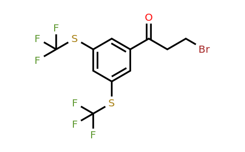 1806433-03-3 | 1-(3,5-Bis(trifluoromethylthio)phenyl)-3-bromopropan-1-one