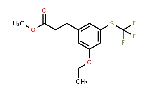 1806433-59-9 | Methyl 3-(3-ethoxy-5-(trifluoromethylthio)phenyl)propanoate