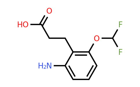 1806433-89-5 | 3-(2-Amino-6-(difluoromethoxy)phenyl)propanoic acid