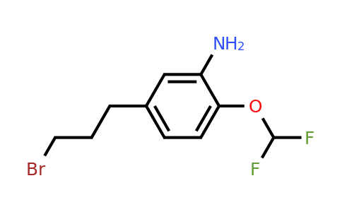1806433-95-3 | 5-(3-Bromopropyl)-2-(difluoromethoxy)aniline