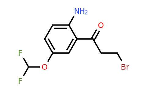 1806434-07-0 | 1-(2-Amino-5-(difluoromethoxy)phenyl)-3-bromopropan-1-one