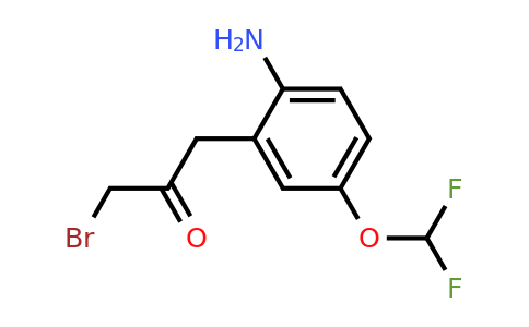 1806434-37-6 | 1-(2-Amino-5-(difluoromethoxy)phenyl)-3-bromopropan-2-one