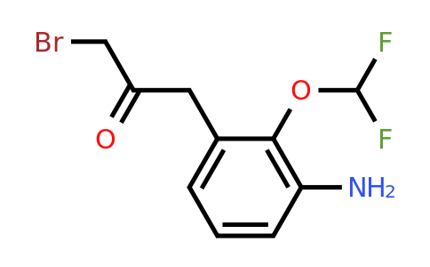 1806434-38-7 | 1-(3-Amino-2-(difluoromethoxy)phenyl)-3-bromopropan-2-one