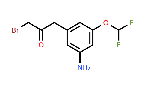 1806434-39-8 | 1-(3-Amino-5-(difluoromethoxy)phenyl)-3-bromopropan-2-one