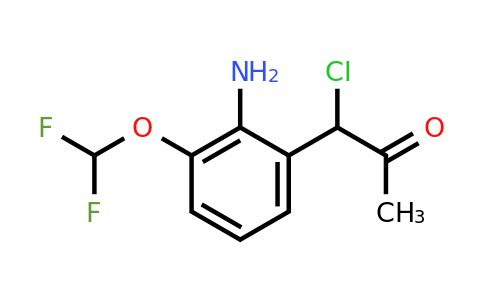 1806434-40-1 | 1-(2-Amino-3-(difluoromethoxy)phenyl)-1-chloropropan-2-one