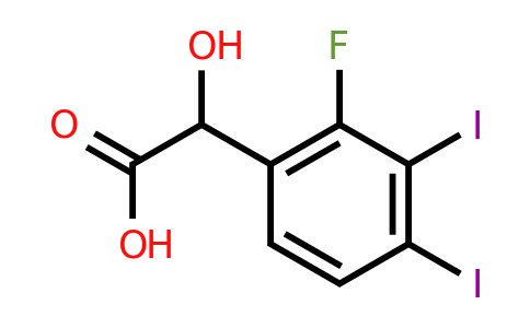 1806435-46-0 | 3,4-Diiodo-2-fluoromandelic acid