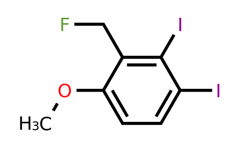 1806435-57-3 | 3,4-Diiodo-2-(fluoromethyl)anisole