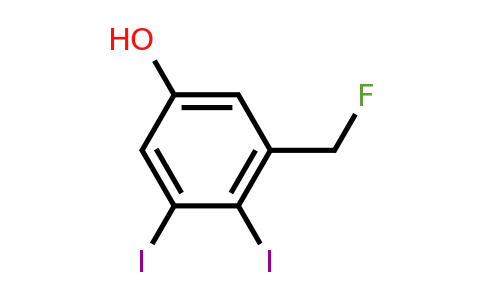 1806435-61-9 | 3,4-Diiodo-5-(fluoromethyl)phenol