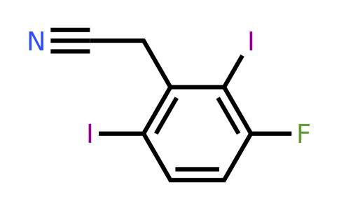 1806435-77-7 | 2,6-Diiodo-3-fluorophenylacetonitrile