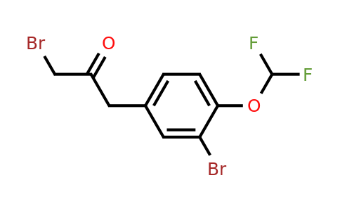 1806435-84-6 | 1-Bromo-3-(3-bromo-4-(difluoromethoxy)phenyl)propan-2-one