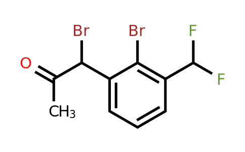 1806435-97-1 | 1-Bromo-1-(2-bromo-3-(difluoromethyl)phenyl)propan-2-one