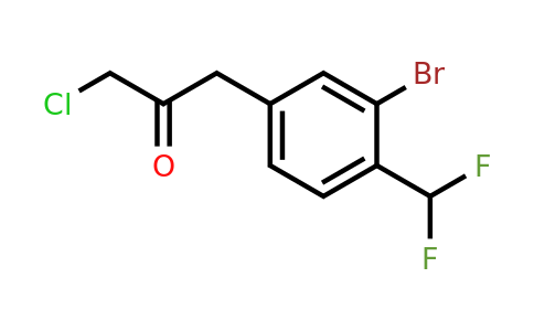 1806436-00-9 | 1-(3-Bromo-4-(difluoromethyl)phenyl)-3-chloropropan-2-one