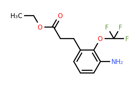 1806436-50-9 | Ethyl 3-(3-amino-2-(trifluoromethoxy)phenyl)propanoate