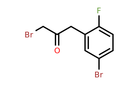 1806436-66-7 | 1-Bromo-3-(5-bromo-2-fluorophenyl)propan-2-one