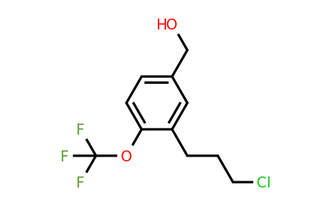 1806437-57-9 | 3-(3-Chloropropyl)-4-(trifluoromethoxy)benzylalcohol