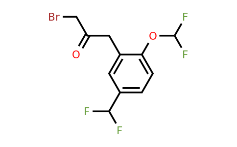 1806437-75-1 | 3-Bromo-1-(2-(difluoromethoxy)-5-(difluoromethyl)phenyl)propan-2-one