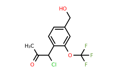 1806438-04-9 | 4-(1-Chloro-2-oxopropyl)-3-(trifluoromethoxy)benzylalcohol