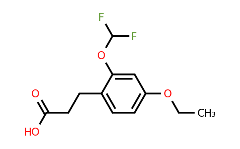 1806438-16-3 | 2-(Difluoromethoxy)-4-ethoxyphenylpropanoic acid
