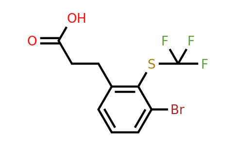 1806438-29-8 | 3-(3-Bromo-2-(trifluoromethylthio)phenyl)propanoic acid