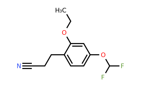 1806438-32-3 | 4-(Difluoromethoxy)-2-ethoxyphenylpropanenitrile