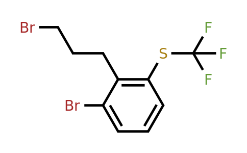 1806438-48-1 | 1-Bromo-2-(3-bromopropyl)-3-(trifluoromethylthio)benzene